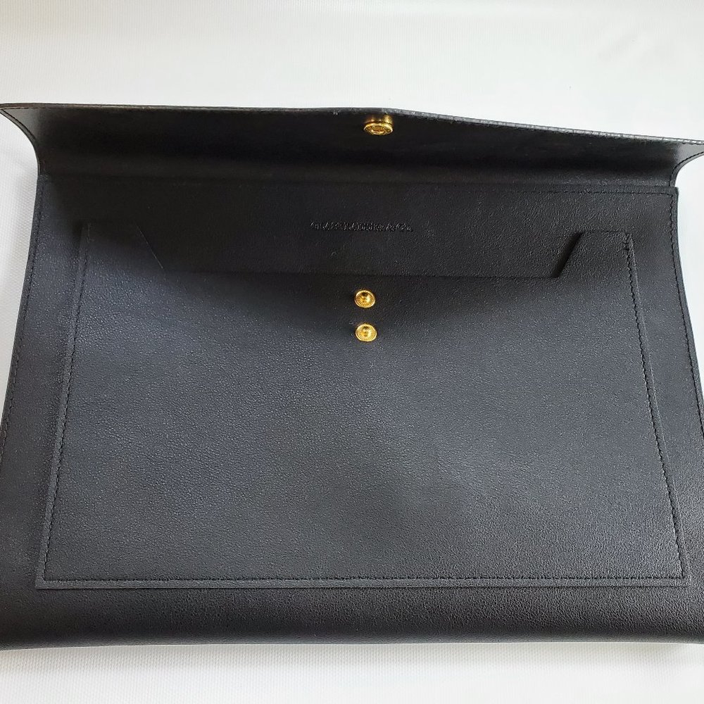 Glass Ladder & Co Megan Portfolio Clutch Black Women Casual Business Work - Picture 6 of 8